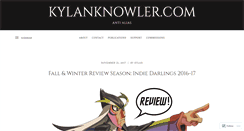 Desktop Screenshot of kylanknowler.com